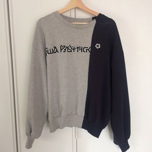 Gosha Rubchinskiy Split Black Crewneck